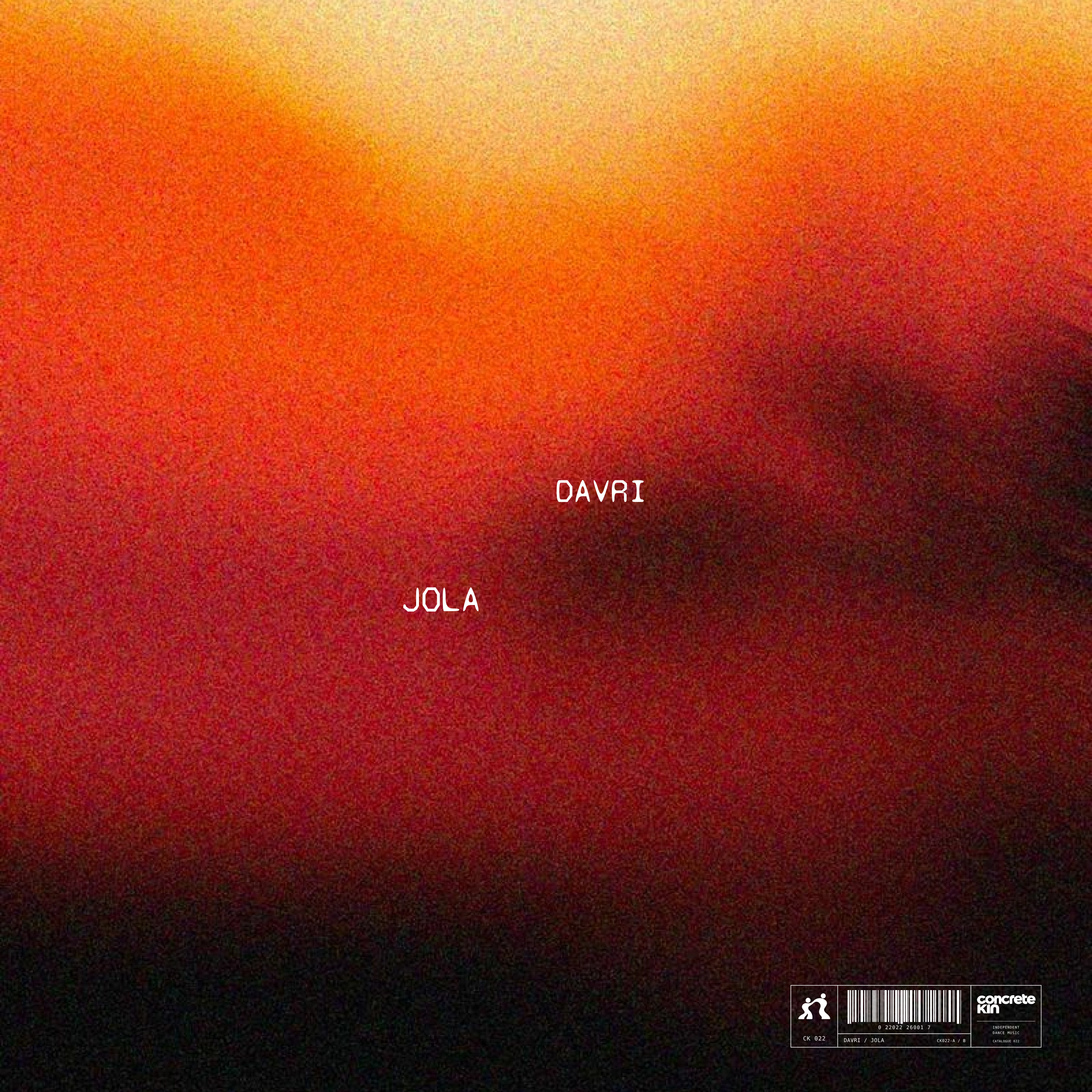 DAVRI Jola artwork, with grainy amber light and deep wine shadows